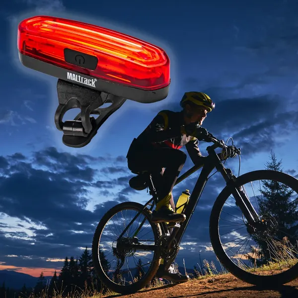 Lampka Rowerowa Tylna LED USB 120LM zdjęcie 12