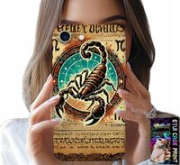 ETUI DO IPHONE 16e - SKORPION ZNAK ZODIAKU ASTRONOMIA + FOLIA