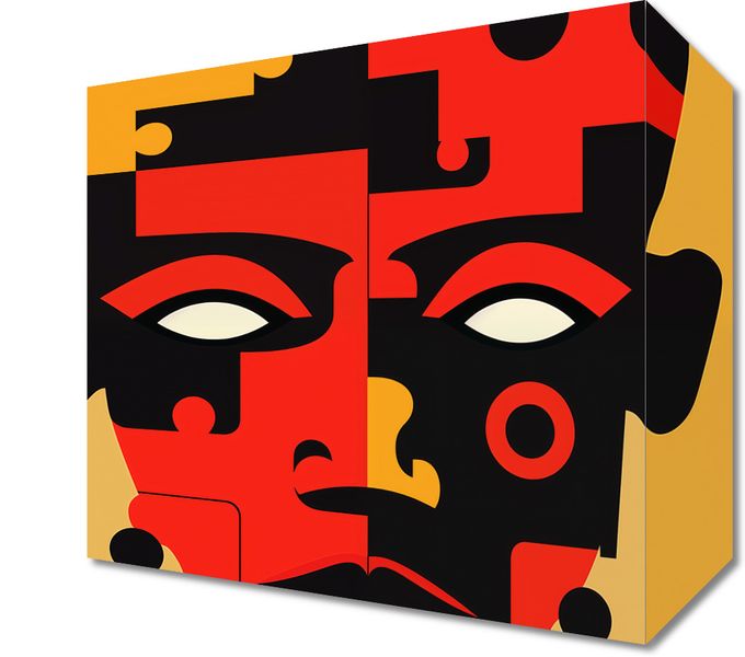 Obraz 20x20cm Puzzle Tożsamości zdjęcie 1