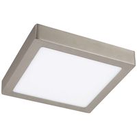 Plafon LAMPA sufitowa LOIS 2668 Rabalux kwadratowa OPRAWA metalowa LED 18W 3000K satynowy chrom