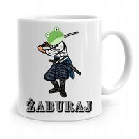 Kubek Prezent Śmieszny Zabawny Żaburaj Samuraj Z Nadrukiem Ze Zdjęciem