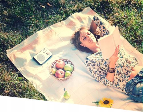 Radio przenośne sieciowo-bateryjne DAB+, FM TechniSat Viola 2 Biały na Arena.pl