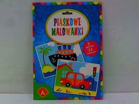 Piaskowe malowanki - statek, samochod 18820