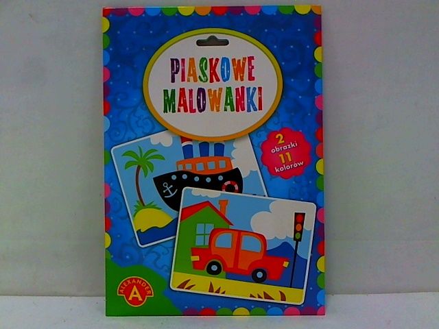 Piaskowe malowanki - statek, samochod 18820 zdjęcie 1