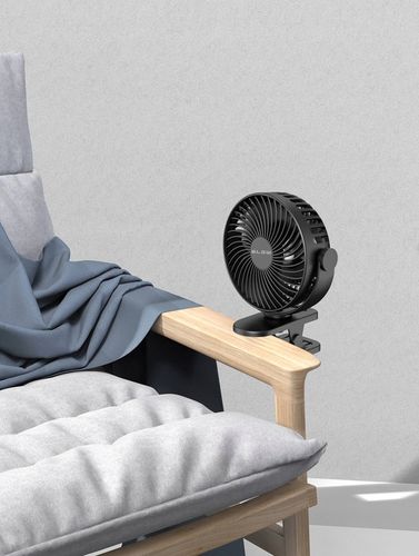 WENTYLATOR BIURKOWY WIATRAK PRZENOŚNY USB KLIPS AKUMULATOR 2400mAh 4 na Arena.pl