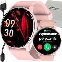 SMARTWATCH Zegarek męski DAMSKI Z ROZMOWAMI Wodoodporny POLSKIE MENU 300mAh