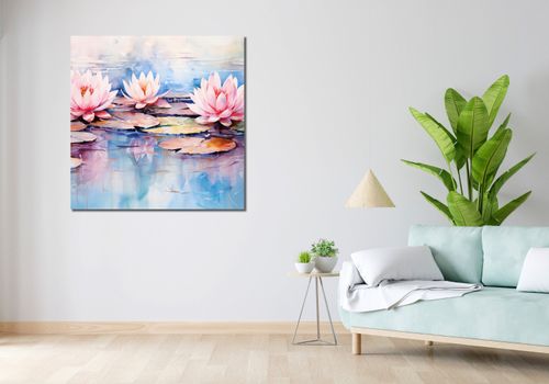 Obraz 100x100cm Spokojne Odbicia na Arena.pl