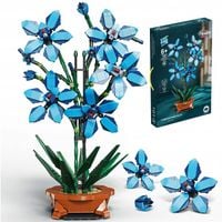 KLOCKI KWIATY BUKIET KONSTRUKCYJNE KREATYWNE PREZENT DLA NIEJ 1097ELEMENTÓW