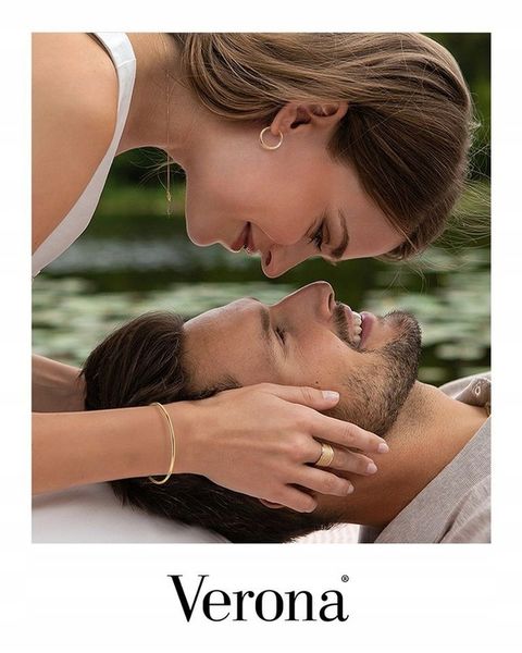 Złote Kolczyki Verona zdjęcie 4