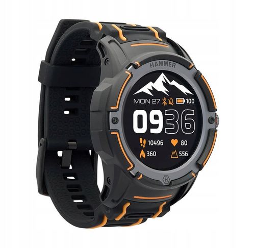 HAMMER Watch Plus AMOLED, GPS, Smartwatch Sportowy na Arena.pl