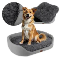 LEGOWISKO WODOODPORNE DLA PSA KOTA WYCIĄGANA MIĘKKA PODUCHA KANAPA 65X55 CM