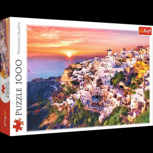 Puzzle 1000 Zachód Słońca Nad Santorini 10435 na Arena.pl