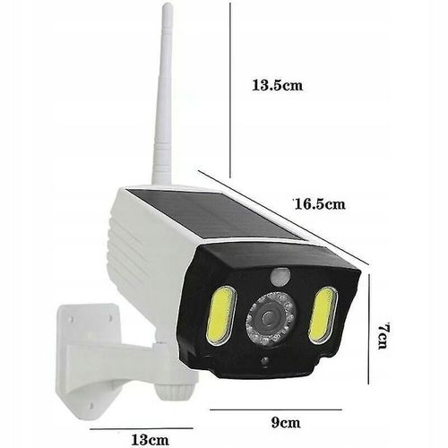 LAMPA SOLARNA ATRAPA KAMERY 2W1 CZUJNIK RUCHU 20W na Arena.pl