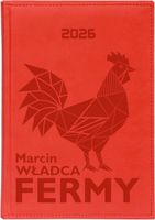 Kieszonkowy Kalendarz TERMINARZ A6 2026 TYGODNIOWY prezent twój tekst