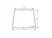 szyba boczna do ciągnika Ursus C-330 MF-255 kabina Krotoszyn