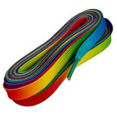 Sznurowadła Powerslide Waxed Laces Pro 180 cm Multicolor Neon