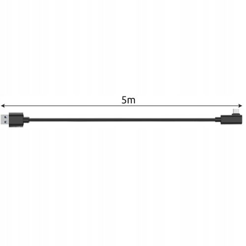 Kabel do Ładowania Transferu Danych Długi USB 2.0 do Ładowarka Gogli Typ-C na Arena.pl