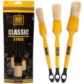 WORK STUFF DETAILING BRUSH CLASSIC 3 pack ZESTAW