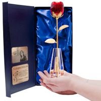 PREZENT URODZINY 1-99 LAT ROCZNICA ŚLUBU RÓŻA 30cm