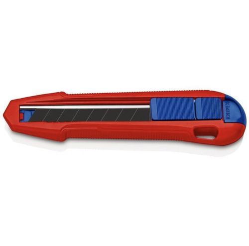 Knipex 90 10 165 BK nóż łamane ostrze 18 mm tapeciak z zapasowym na Arena.pl