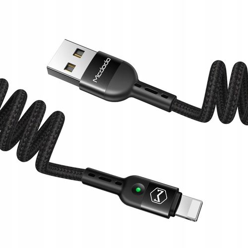 mcdodo kabel usb lightning spiralny sprężynowy szybki do iphone 14 na Arena.pl