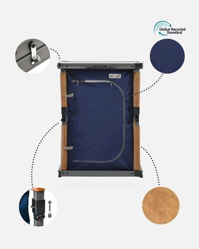 Szafka kempingowa turystyczna składana pojedyncza Nancy - Bel Sol na Arena.pl