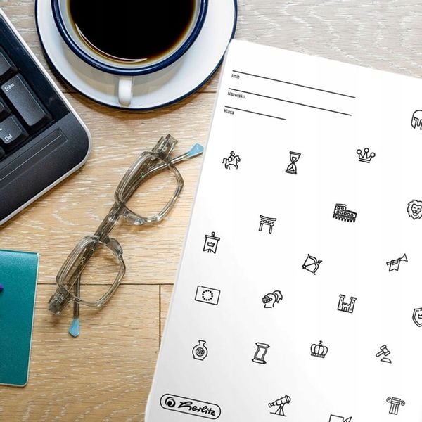 ZESTAW 10 ZESZYTÓW TEMATYCZNYCH PRZEDMIOTOWYCH ZE ŚCIĄGĄ 60k A5 HERLITZ zdjęcie 2