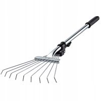 Grabie Do Liści Trawy Metalowe Z Trzonkiem