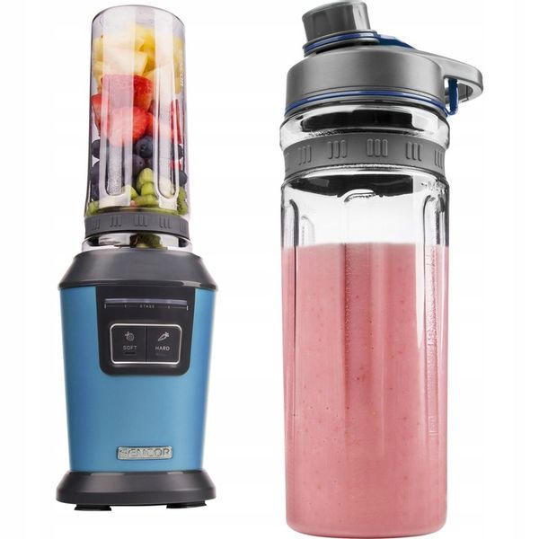 Blender kielichowy do smoothie 800W 0,6L niebieski tritan Sencor SBL 7172BL zdjęcie 14