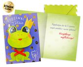 karnet urodziny dziecięce żabka | dk-1031