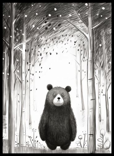 Plakat 40x55cm Ciekawski Miś na Arena.pl