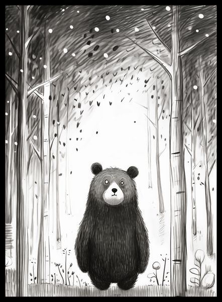 Plakat 40x55cm Ciekawski Miś zdjęcie 2