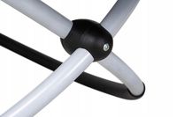 Leżak Ogrodowy BUJANY 3w1 Galaxy Składany Wygodny Fotel na Balkon Czarny