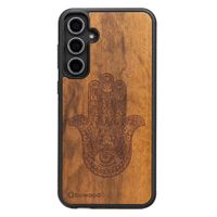 Drewniane Etui Bewood na Samsung Galaxy S23 FE HAMSA IMBUIA