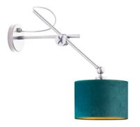 Kinkiet HAMILTON VELUR GOLD srebrny ziel