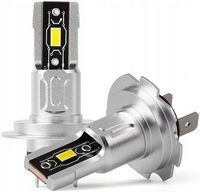 ŻARÓWKI LED H7 BIAŁE 6500K CANBUS 9-36V ORYGINALNY ROZMIAR 1:1
