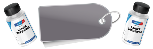 lakier zaprawkowy zaprawka samochodowy ral 7037 zakurzony szary połysk 50ml na Arena.pl