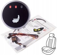 2 x Zestaw mat grzewczych pod tapicerkę na fotel MOC 2x25W 12V 525x280mm