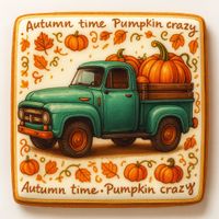 CIASTKO LUKROWANE BLUE OLD TRACK ROZ.L PION JESIEŃ RĘCZNIE ROBIONE