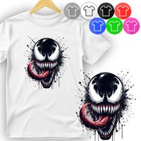 KOSZULKA DZIECIĘCA T-SHIRT - VENOM SPIDER MAR.VEL - M 134-140