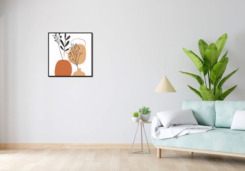 Plakat 60x60cm Botaniczny Pastel na Arena.pl