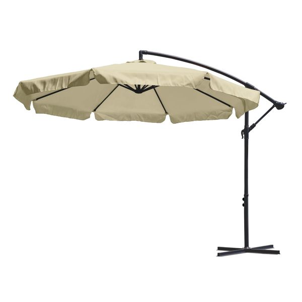 PARASOL OGRODOWY CZAPLA BEŻOWY zdjęcie 1