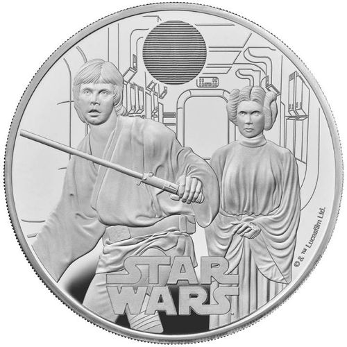 Star Wars: Luke Skywalker and Princess Leia 5 uncji Srebra 2023 Proof na Arena.pl