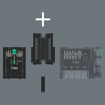 Zestaw BITÓW narzędzi Phillips Pozidriv TORX rękojeść WERA Modular na Arena.pl