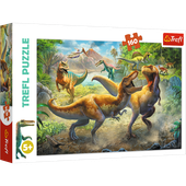 Puzzle - 160 - Walczące Tyranozaury - Trefl 15360