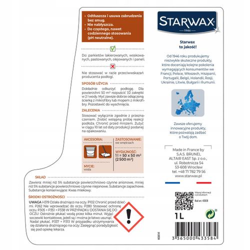 KONCENTRAT DO MYCIA 1L STARWAX 43358 na Arena.pl