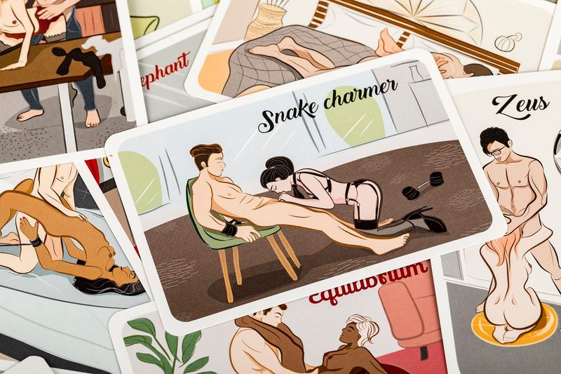 Karty Z Pozycjami Kama Sutra Premium zdjęcie 2