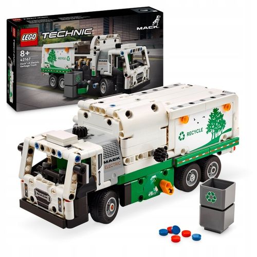 Lego TECHNIC 42167 Śmieciarka Mack LR Electric na Arena.pl