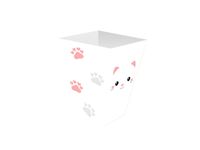 Pudełka na popcorn Słodki Kotek, 6 szt.