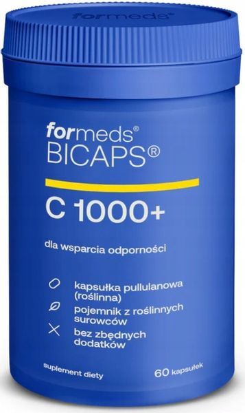 Bicaps C 1000+ witamina C 60 kapsułek FORMEDS zdjęcie 1